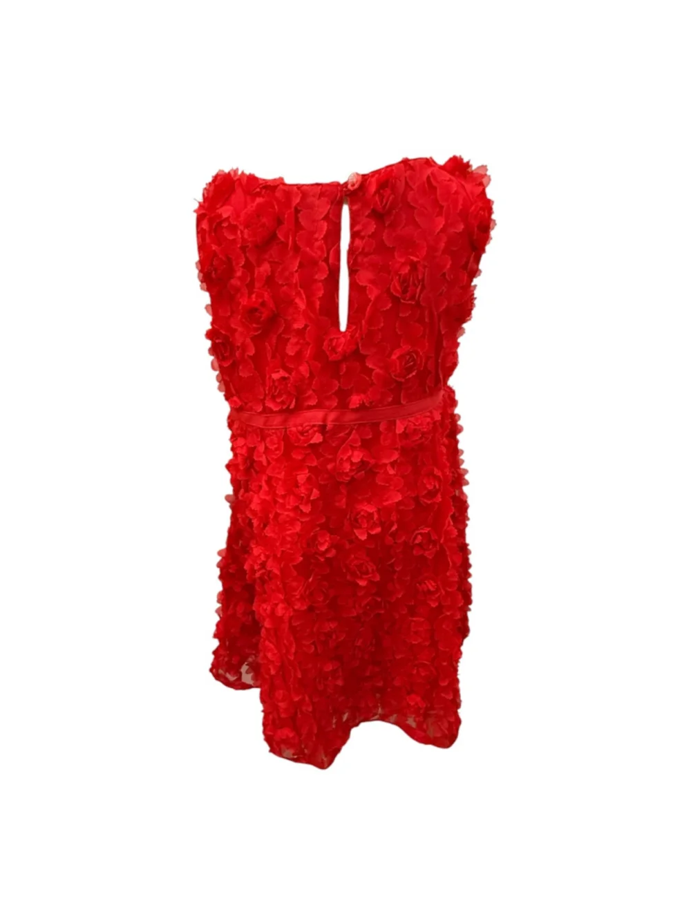 BabyGap Girls Red 3D Rosette Party Dress, Size 5